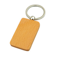 Anel chave de madeira em branco feito sob encomenda relativo à promoção da forma (Y03919)